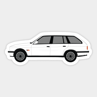 BMW E30 Wagon Sticker